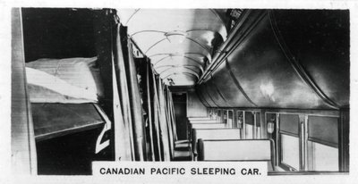 Schlafwagen der Canadian Pacific, Kanada, ca. 1920er Jahre von Unbekannt