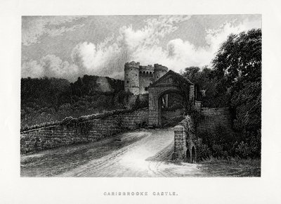 Carisbrooke Castle, Newport, Isle of Wight, 1896 von Unbekannt