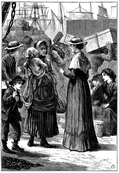 Caroline Chisholm, Die Freundin der Auswanderer, Sydney, Australien, ca. 1845 von Unbekannt