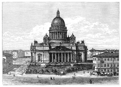 Kathedrale von St. Isaac, St. Petersburg, Russland, 1900 von Unbekannt