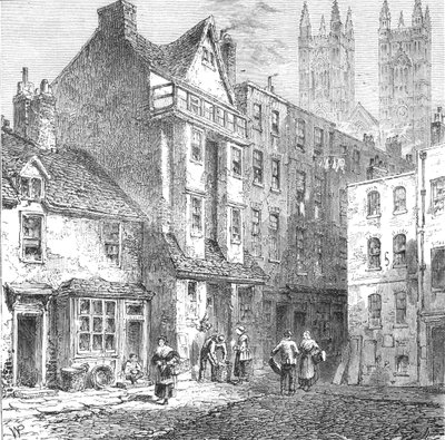 Caxtons Haus, Westminster, 1827 von Unbekannt