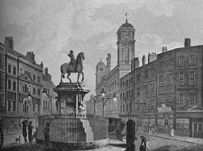 Charing Cross und Northumberland House, 1907 von Unbekannt
