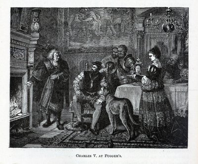 Karl V. bei den Fuggern, 1882 von Unbekannt