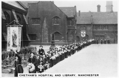 Chethams Hospital und Bibliothek, Manchester, 1937 von Unbekannt