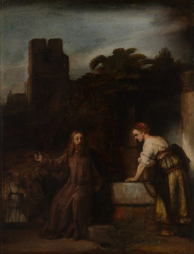 Christus und die Samariterin von Unbekannt