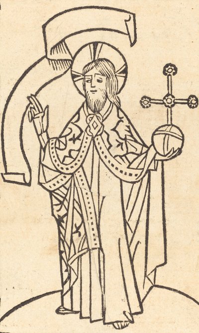 Christus als Salvator Mundi von Unbekannt