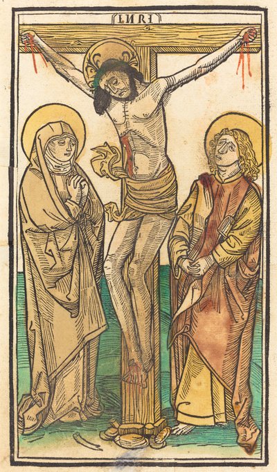 Christus am Kreuz, ca. 1485 von Unbekannt