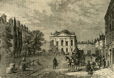 Clerkenwell Green im Jahr 1789 von Unbekannt