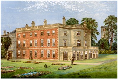 Clifton Hall, Nottinghamshire, Heimat von Baronet Clifton, um 1880 von Unbekannt