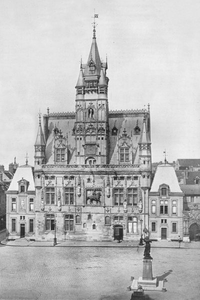 Compiegne: Das Rathaus, 1914 von Unbekannt