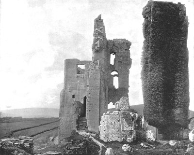 Corfe Castle, Dorset, 1894 von Unbekannt