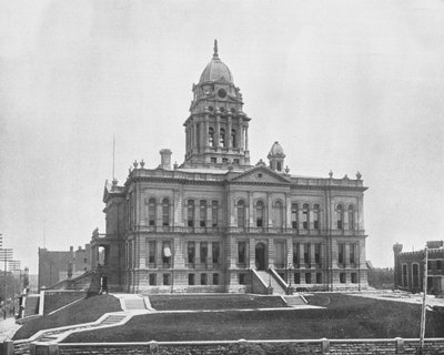 Gerichtsgebäude, Omaha, Nebraska, USA, ca. 1900 von Unbekannt