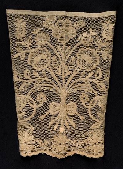Manschette mit Blumenranken, 19. Jahrhundert von Unbekannt