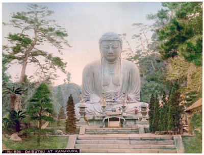 Daibutsu in Kamakura, Japan, frühes 20. Jahrhundert von Unbekannt