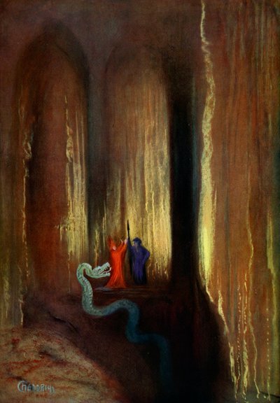 Dunkle Höhle, 1906 von Unbekannt