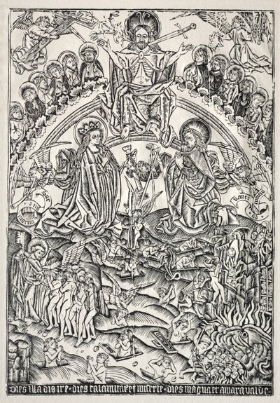 Das Jüngste Gericht, ca. 1490 von Unbekannt