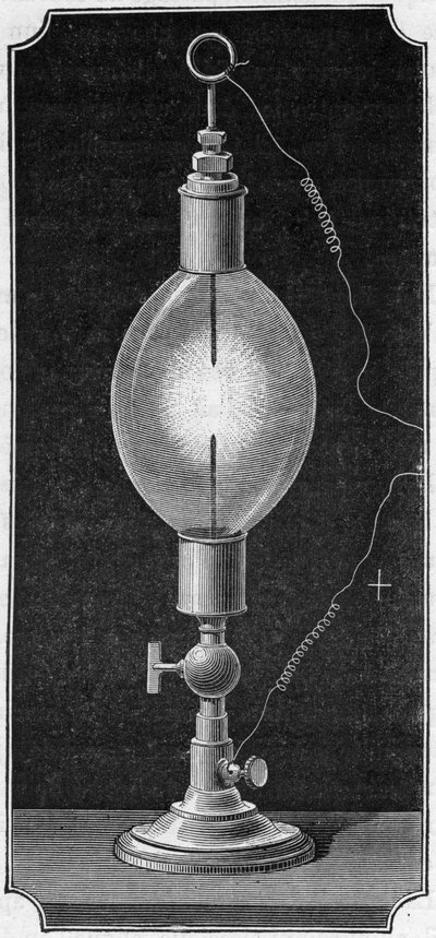 Davys elektrisches Ei, 1883 von Unbekannt