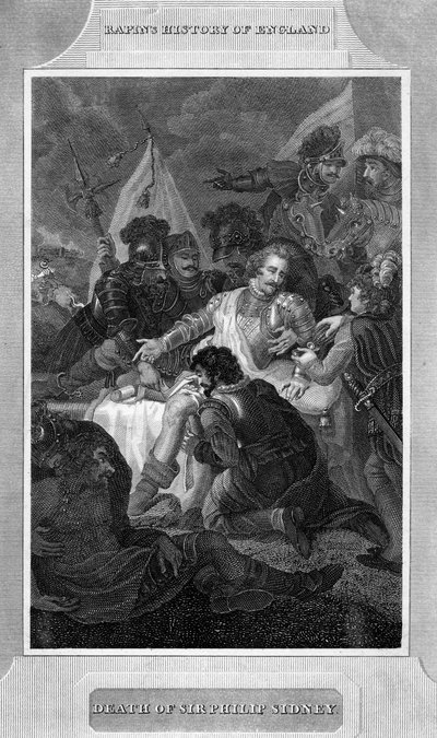 Tod von Sir Philip Sydney, 1586 um 1815 von Unbekannt