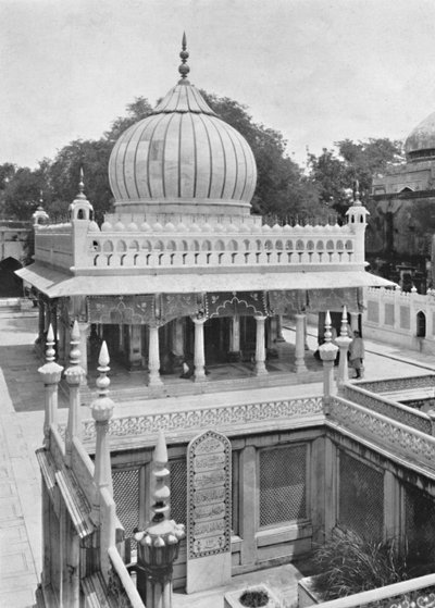 Delhi. - Gräber von Nizam-ud-Din & Prinzessin Jahanara, um 1910 von Unbekannt