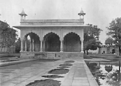 Delhi. Sawan Sommerhaus im Palast, ca. 1910 von Unbekannt