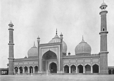 Delhi. Die Jumma Musjid von Unbekannt
