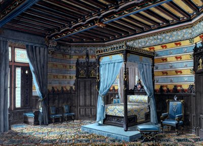 Entwurf für ein Interieur, 1868 von Unbekannt