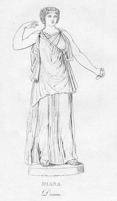 Diana, um 1850 von Unbekannt