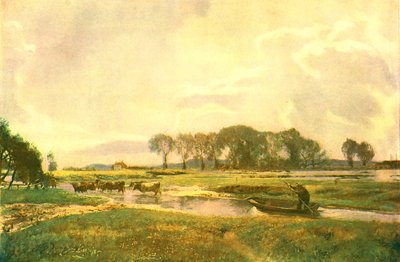 Die Kühe treiben, Hampshire, 1892, ca. 1902 von Unbekannt