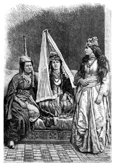 Druze Prinzessin und Dame des Libanon, 1895 von Unbekannt