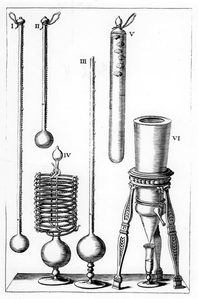 Frühe Thermometer, 1691 von Unbekannt