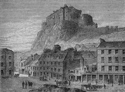 Edinburgh Castle, ca. 1880 von Unbekannt