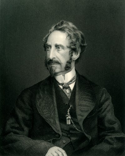 Edward G.E.L. Bulwer-Lytton, Lord Lytton, 1850, um 1884 von Unbekannt