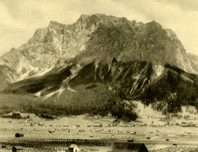 Ehrwald und die Wettersteinberge, Tirol, Österreich von Unbekannt