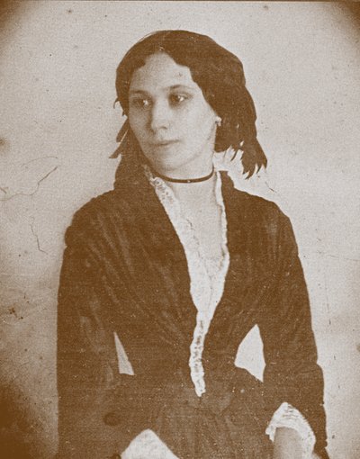 Elena Alexandrovna Denisyeva 1826-1864, ca. 1860 von Unbekannt
