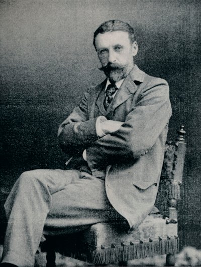Emile Claus, von einer Fotografie, um 1899 von Unbekannt