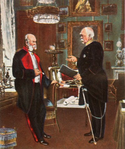 Kaiser und Kanzler, 1871, 1936 von Unbekannt