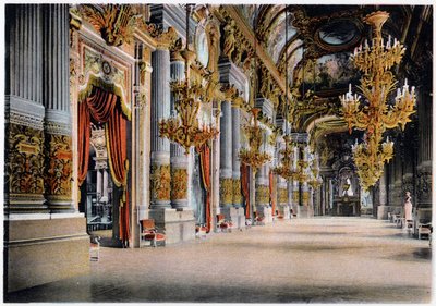 Eingang des Palais Garnier, Paris, um 1900 von Unbekannt