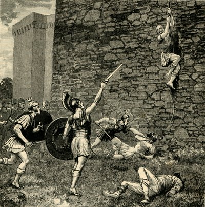 Flucht des jüngeren Marius in Praeneste von Unbekannt