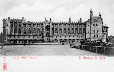 Fassade des Schlosses von St Germain-en-Laye, Frankreich von Unbekannt