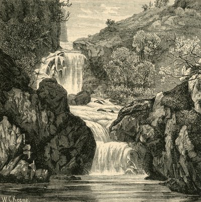 Herbst im Devils Glen, 1898 von Unbekannt