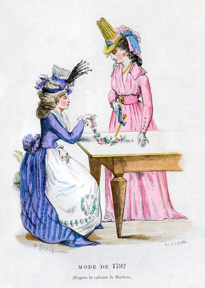 Mode von 1792, 1882-1884 von Unbekannt
