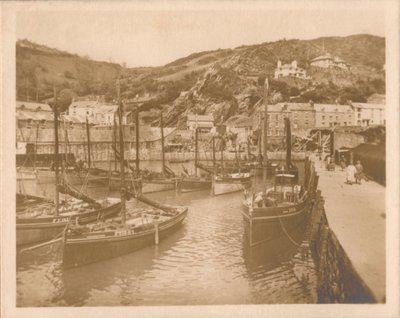 Fischerboote - Polperro, 1927 von Unbekannt
