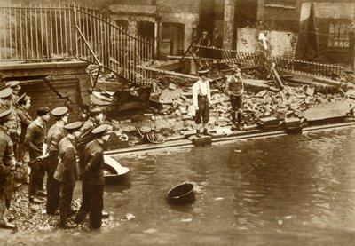 Überschwemmung in London, 1928, 1935 von Unbekannt