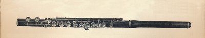 Flöte, 1895 von Unbekannt