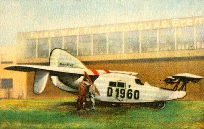 Focke-Wulf F19a Ente Flugzeug, 1920er, 1932 von Unbekannt