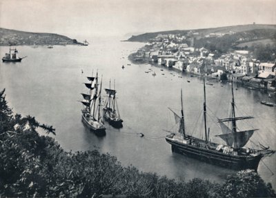Fowey - Eingang zum Hafen, 1895 von Unbekannt