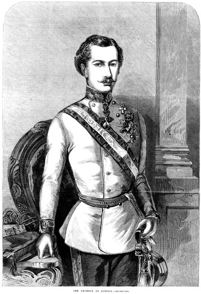 Franz Joseph I., Kaiser von Österreich, 1859 von Unbekannt