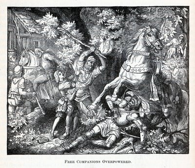 Freie Gefährten überwältigt, 1882 von Unbekannt