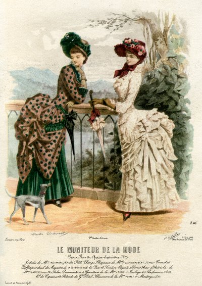 Französische Mode des 19. Jahrhunderts, 1883 von Unbekannt