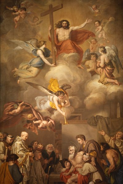 Fresko in der San Jeronimo Kirche, Madrid, Spanien von Unbekannt
